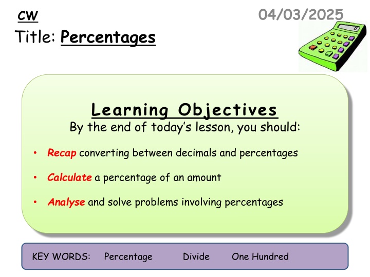 Master Percentages for Practical Application