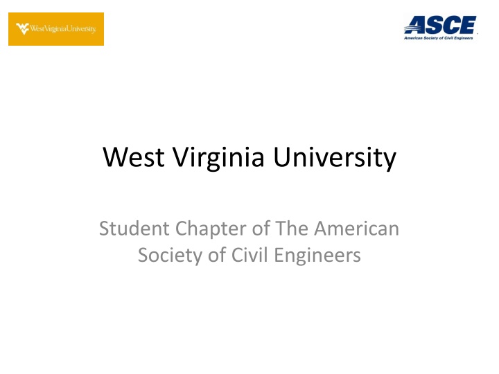 West Virginia University ASCE Student Chapter Details