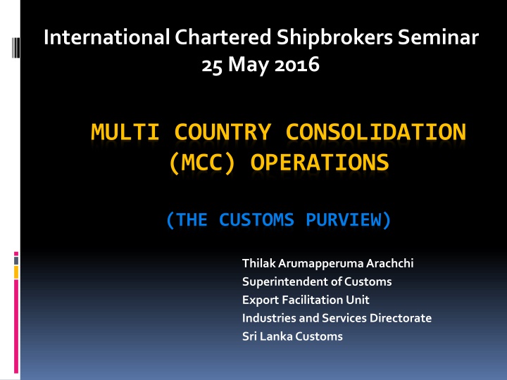 ENOC Annual Conference - Day 1 Workshops & International Treaties