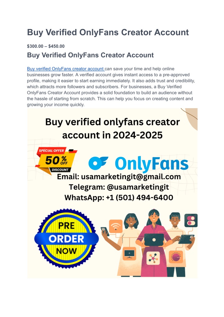buy verified onlyfans creator account n.w