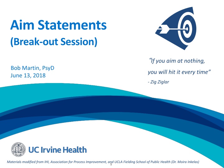 Aim Statements Break-out Session Insights