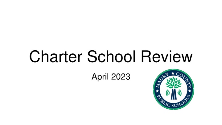 Charter School Review and Quality Standards