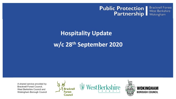 Hospitality Update & Contact Tracing Rules Summary