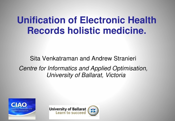 Unification of Electronic Health Records in Holistic Medicine