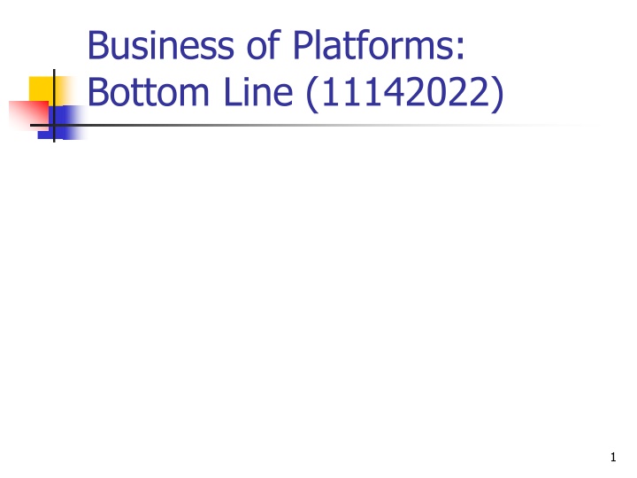 Key Issues in Platform Economics
