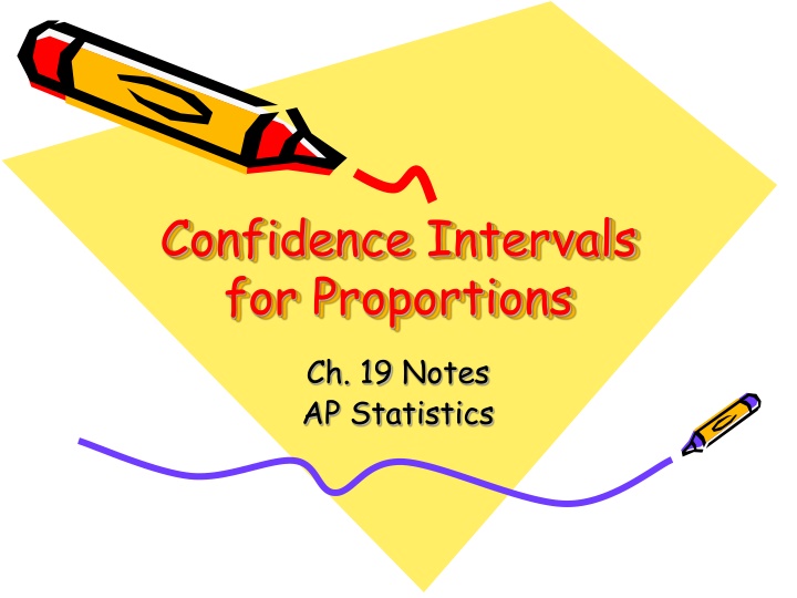 Confidence Intervals for Proportions - AP Statistics Notes