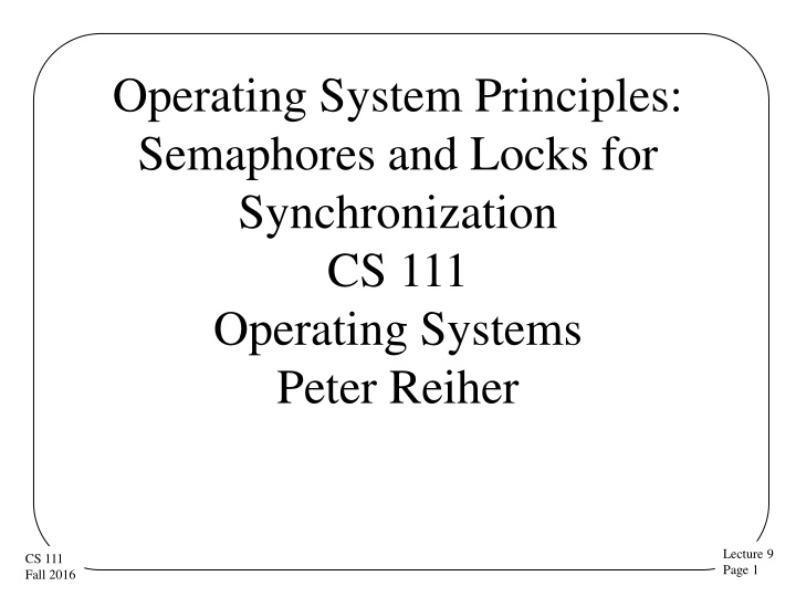 Process Scheduling in Computer Systems: Basics & Architecture