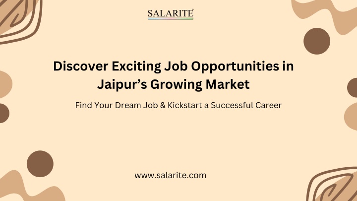 Discover Exciting Job Opportunities in Jaipur’s Growing Market