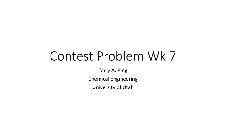 Terry A. Ring - Chemical Engineering Progress Memos Review