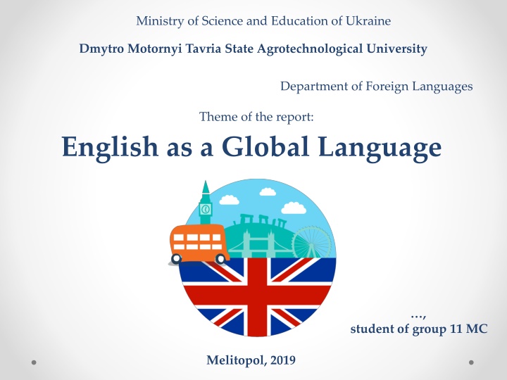 English as a Global Language: Statistics, Reasons, and Facts