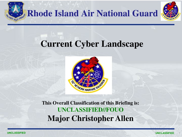 Rhode Island Air National Guard Cyber Landscape