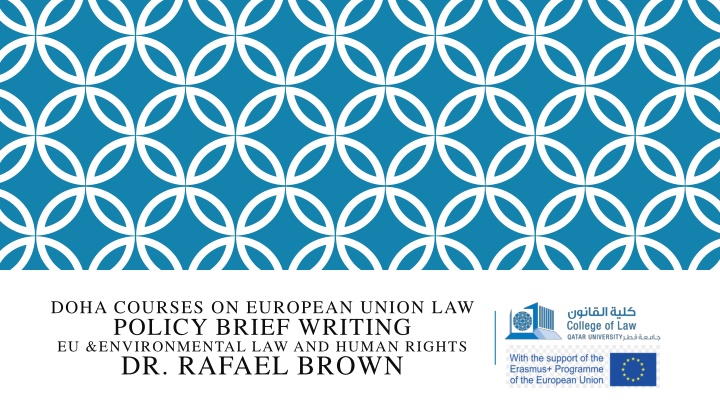 Doha Courses on European Union Law & Policy Brief Writing