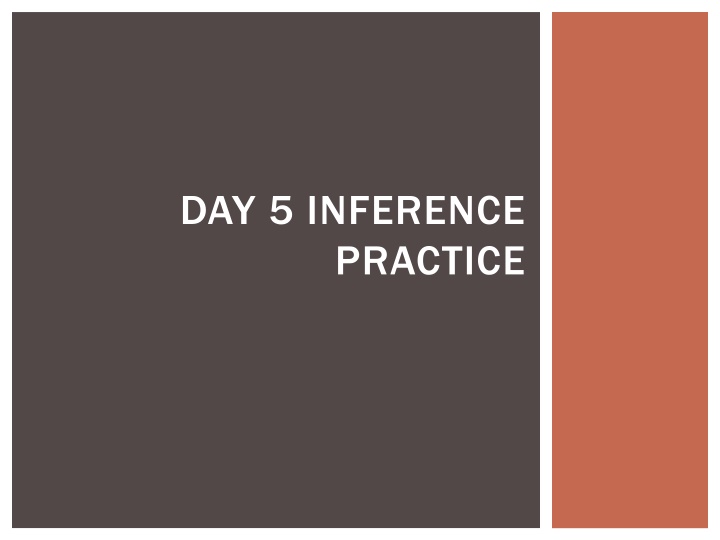 Inference Practice Examples for Critical Thinking