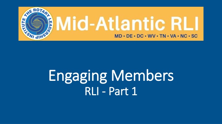 Engaging Members for Rotary Club Success