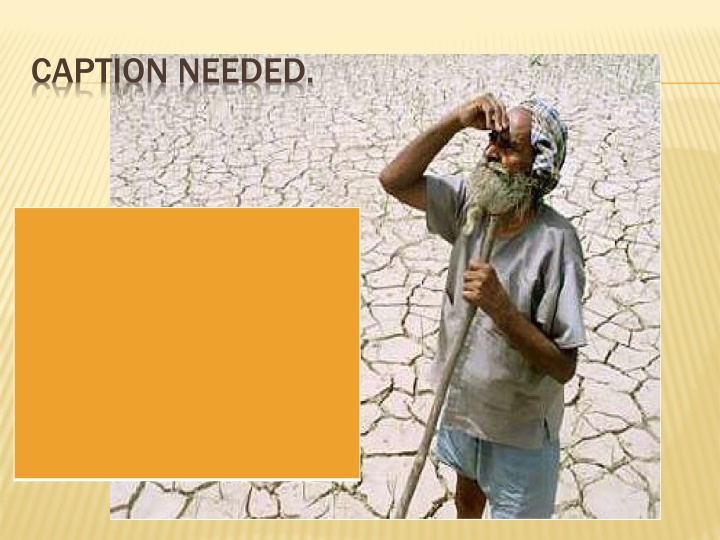 Drought, Desertification, and Sahel Region
