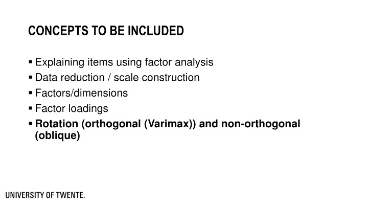 Mastering Factor Analysis: Key Concepts and Interpretations