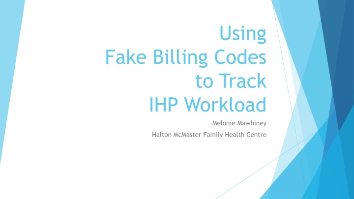 Enhancing Workload Tracking with Fake Billing Codes