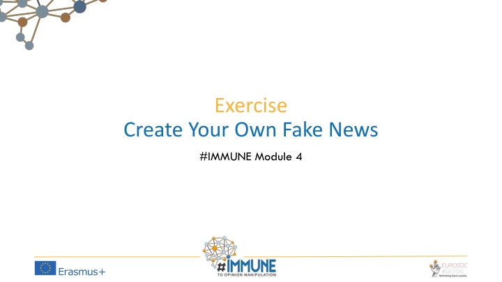 Create Your Own Fake News - Exercise in Manipulation