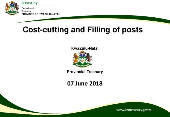 Cost-cutting and Filling of posts