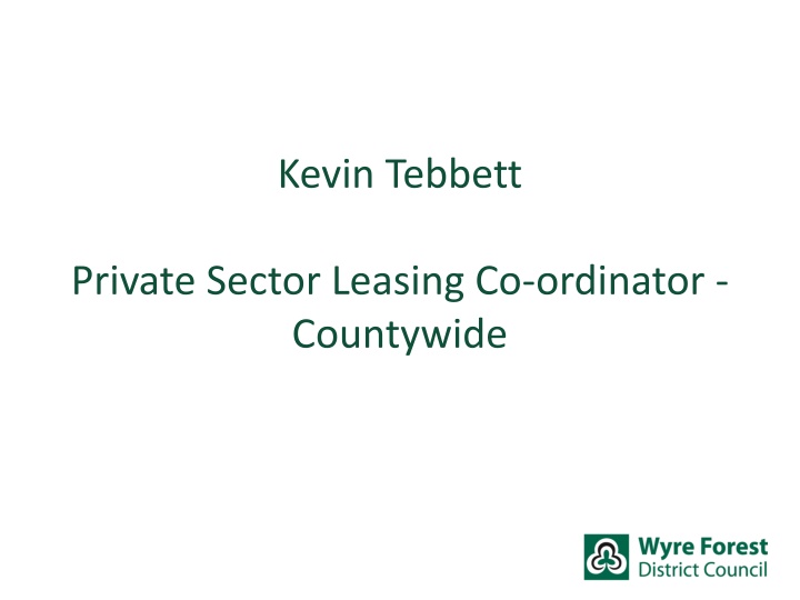 Private Sector Leasing Scheme Overview