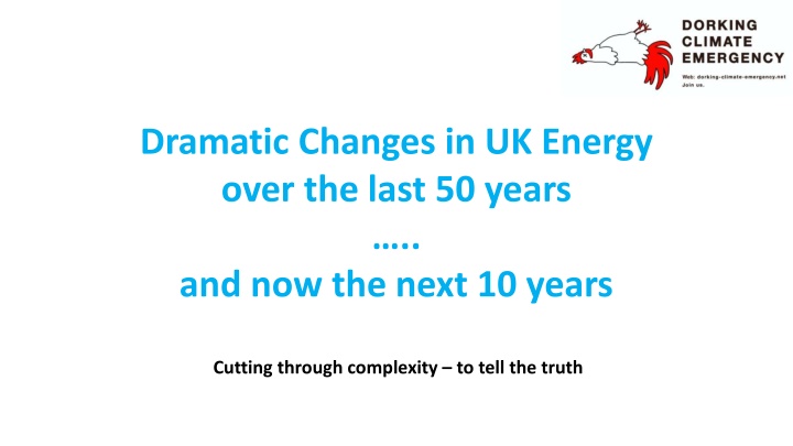 Dramatic Changes in UK Energy Sources Over 50 Years