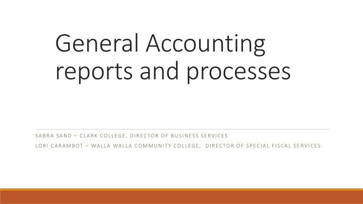 Key Resources and Reports for Efficient Accounting Processes