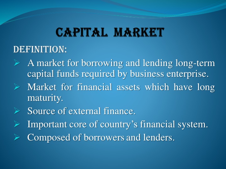 Floatation of Securities in Business