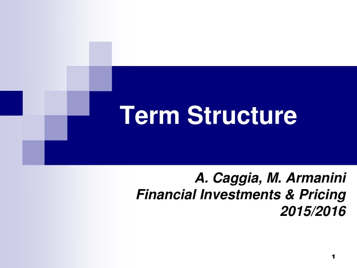 Financial Investments & Pricing Overview