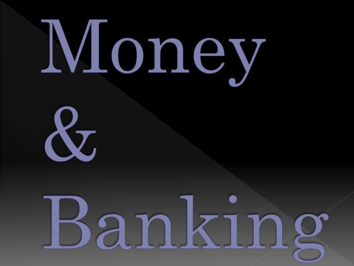 Money  &  Banking