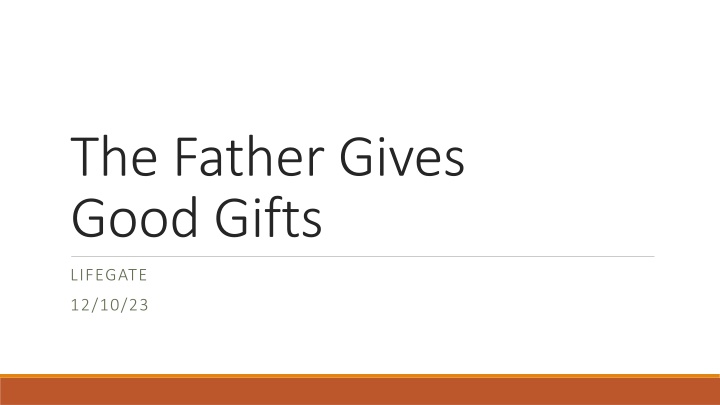 Gifts of the Spirit According to 1 Corinthians
