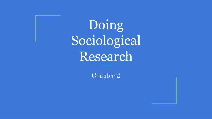 Sociological Research Methodology & Connections