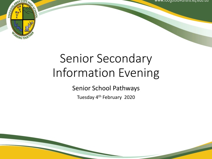 Senior Pathways Program at Toogoolawah SHS