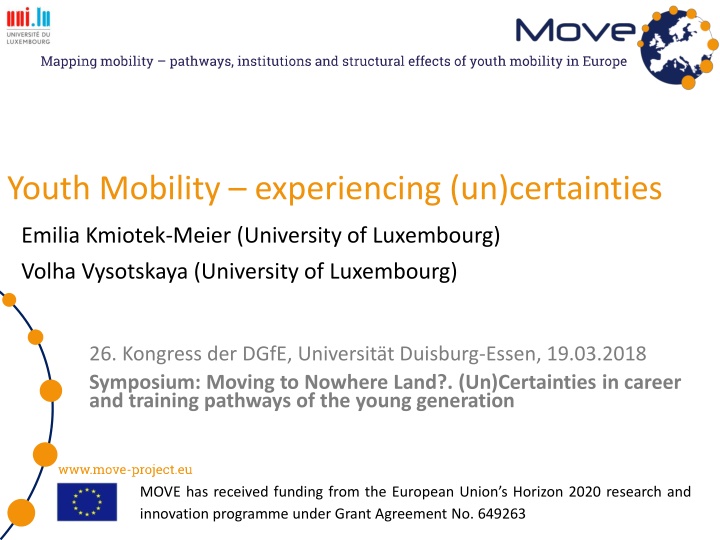 Youth Mobility Experiencing Uncertainties in Career Pathways