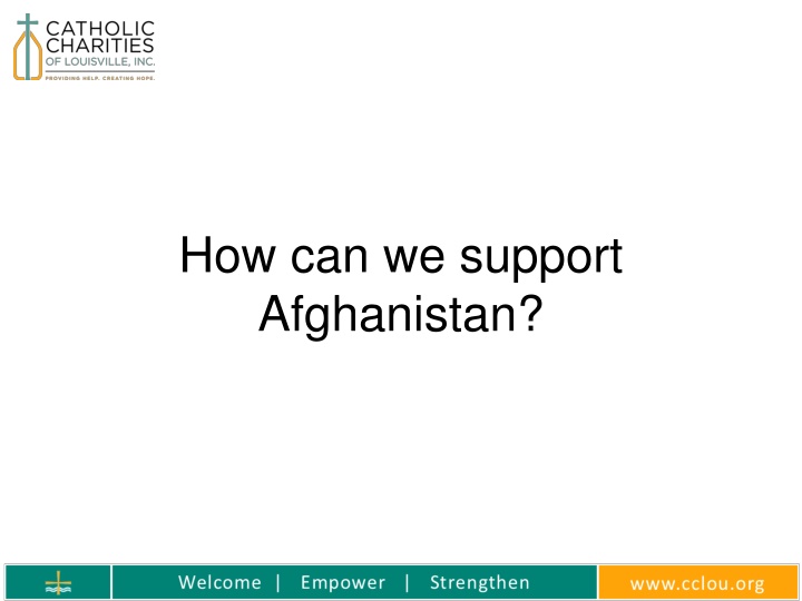 Supporting Afghan Refugees in Kentucky