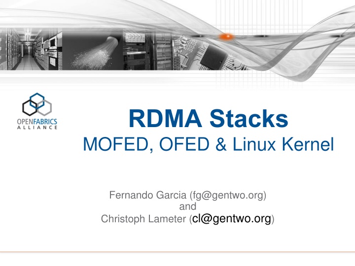 RDMA Stacks