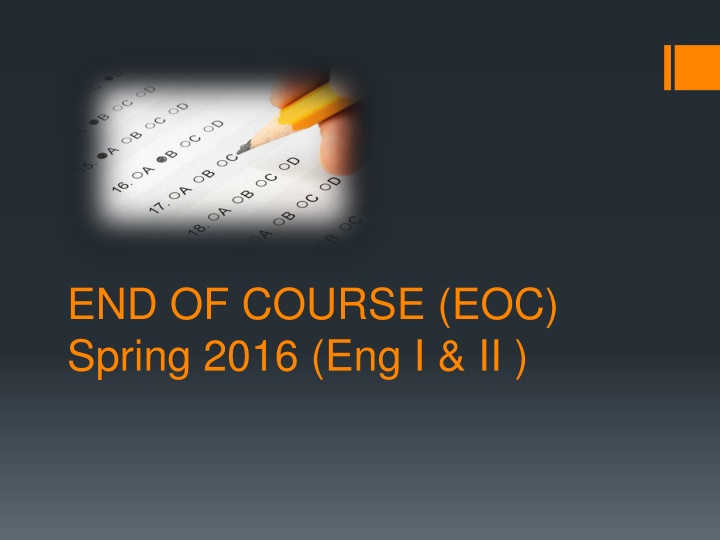 Tips for EOC Testing Success