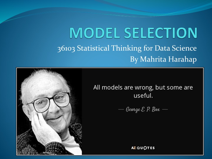 Statistical Thinking for Data Science by Mahrita Harahap