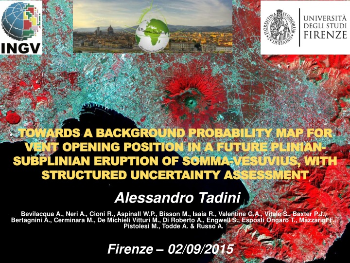 Background Probability Map for Plinian Vent Opening Position