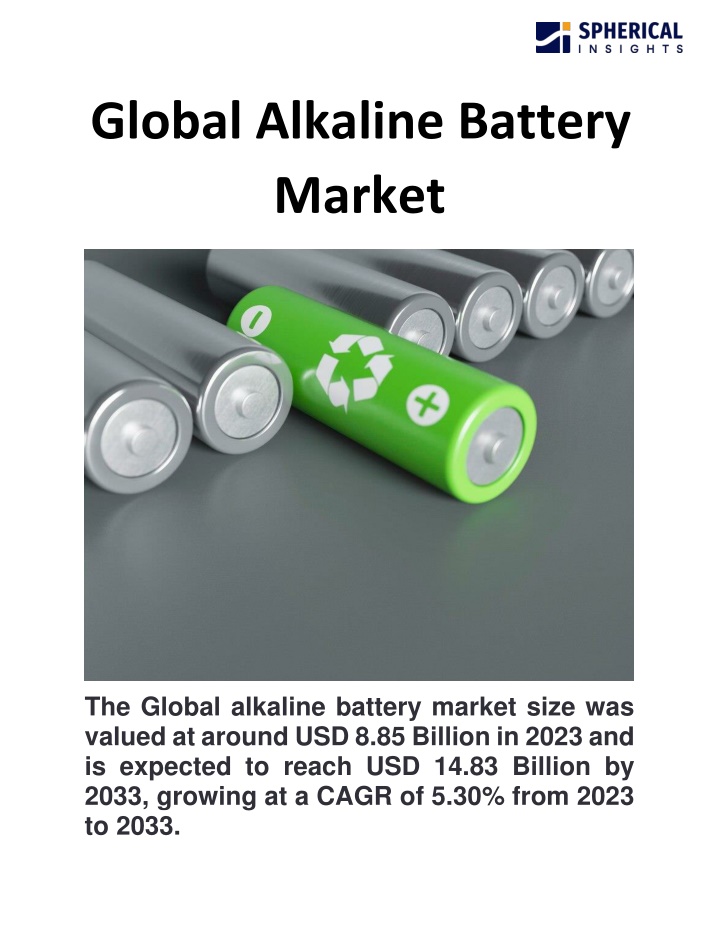 global alkaline battery market n.w
