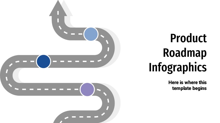 Product Roadmap Infographics - Planets Overview and Progress