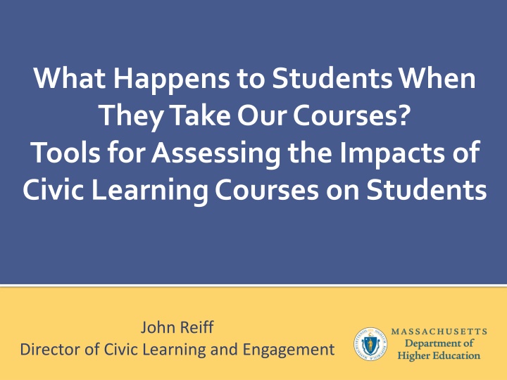 Assessing Civic Learning Impacts on Students