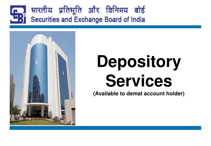 Depository Services