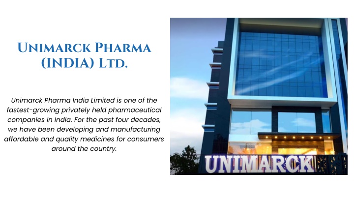 unimarck pharma india ltd n.w