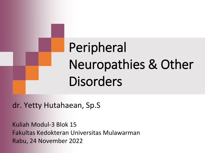 Peripheral Neuropathies & Other Disorders