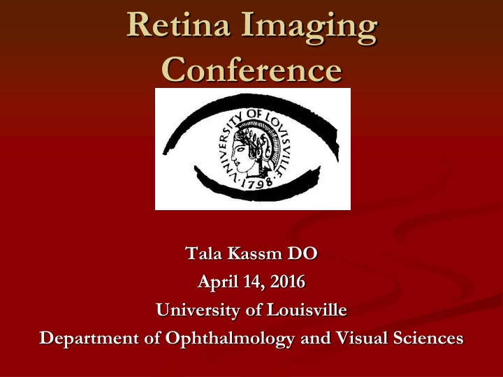 Retina Imaging
