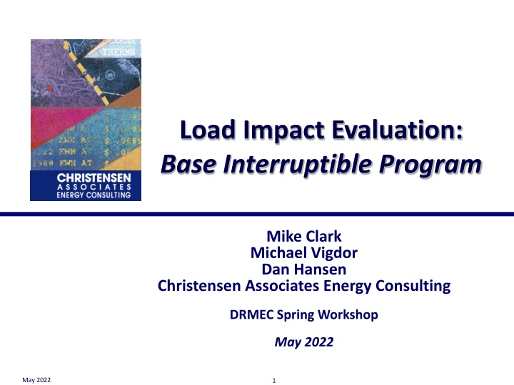 Load Impact Evaluation: Interruptible Program Details