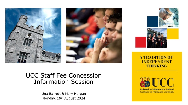 UCC Staff Fee Concession Information