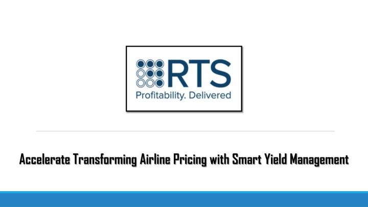 accelerate transforming airline pricing with n.w