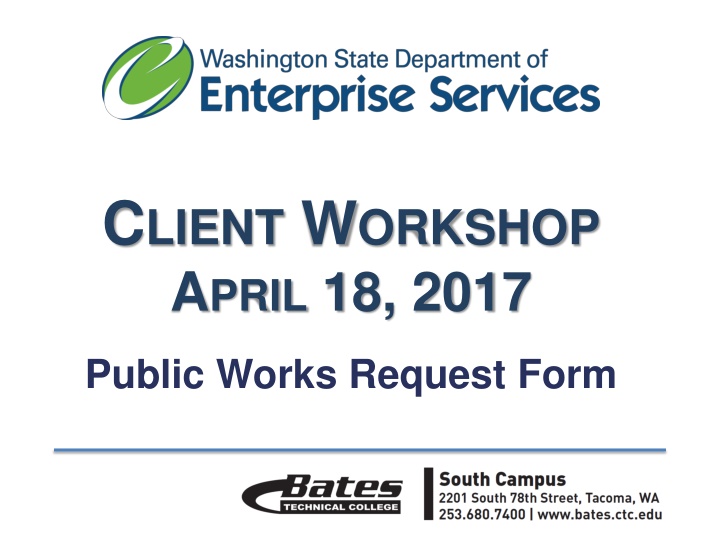 Public Works Request Form