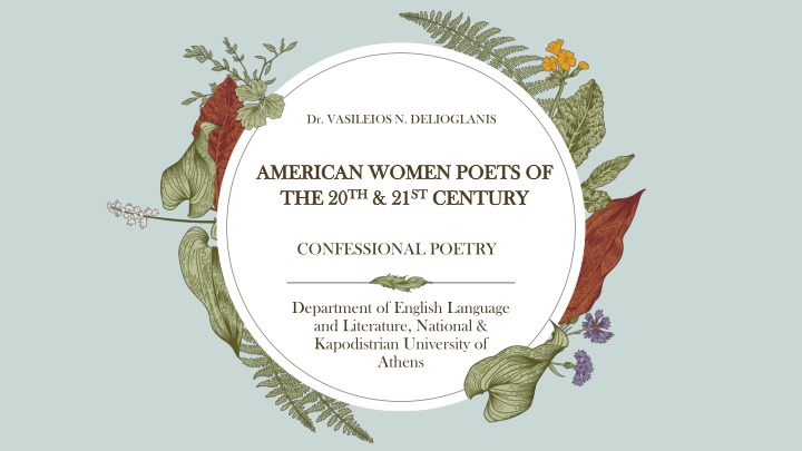 American Women Poets of the Post-War Period